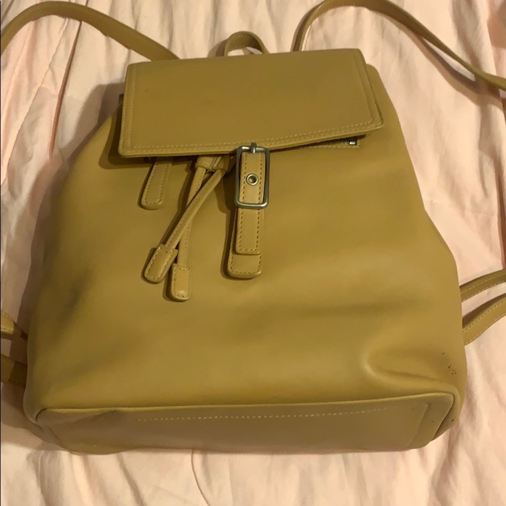 Vintage Tan Coach Backpack